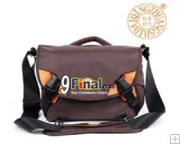 QZSD QD-01 ҡͧ Tool bag for digital video camera brown nylon waterproof shoulder sling travel case